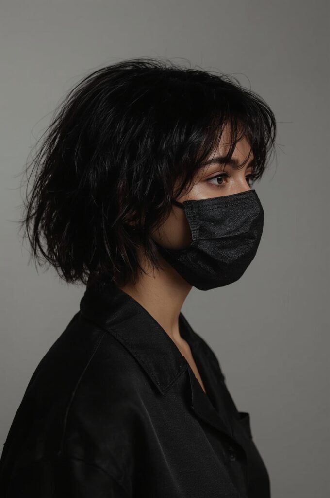 Short Bob with Jagged Fringe