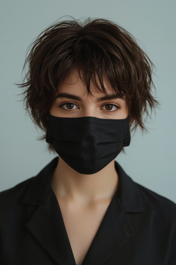 Choppy Pixie with Flipped Ends