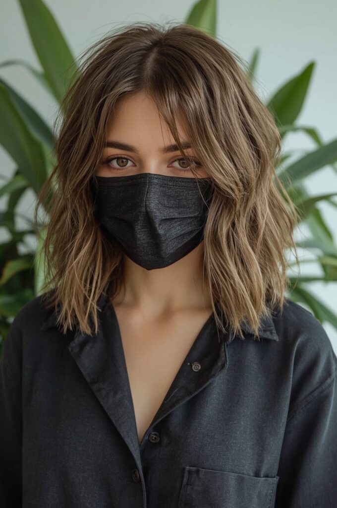 Medium Layers with Wispy Fringe and Highlights