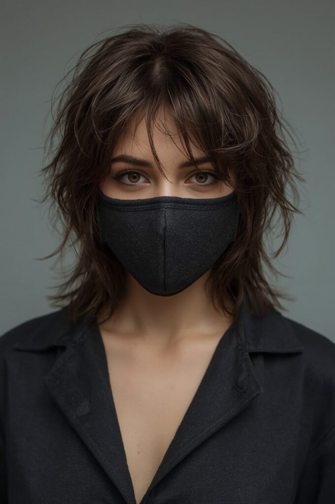 Soft Mullet with Feather Bangs