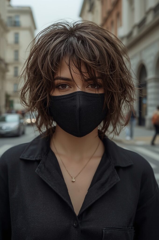 Pixie with Long Shaggy Top