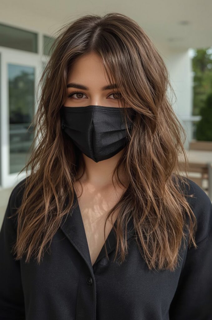 Wispy Bangs with Step-Cut Layers