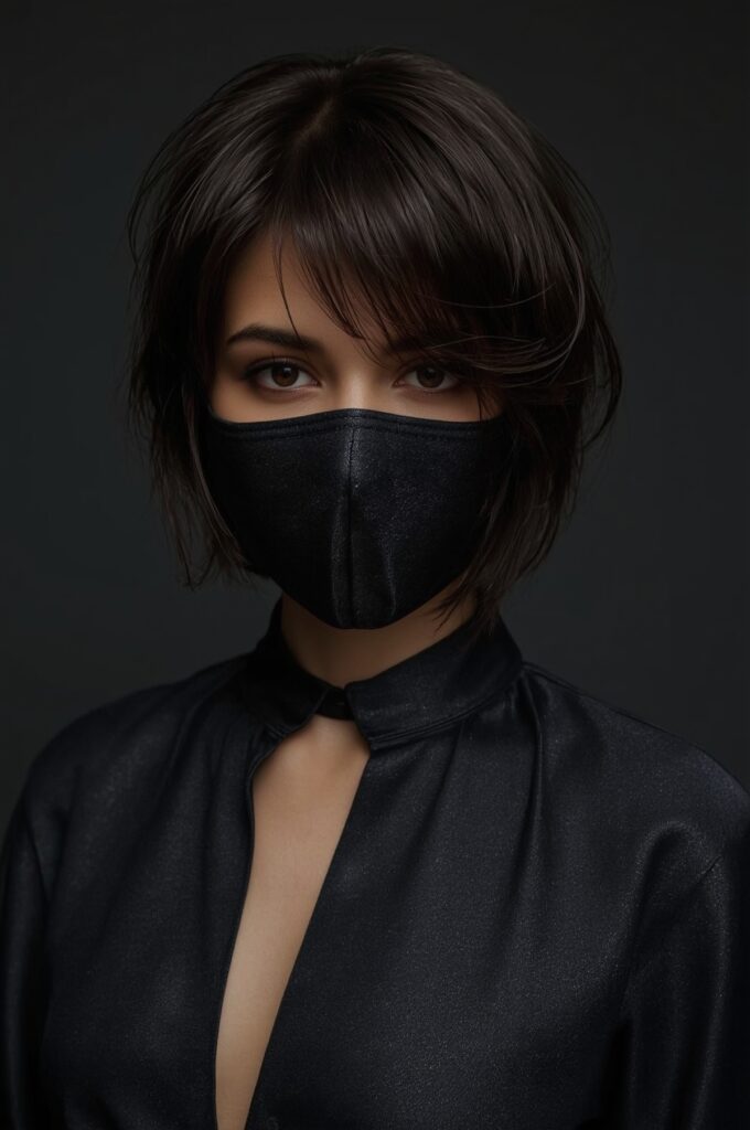 Sleek Pixie with Wispy Side Fringe