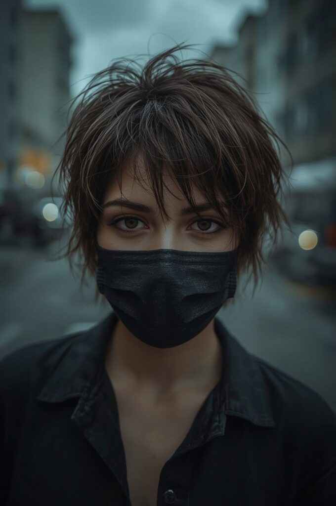 Spiky Pixie with Textured Bangs