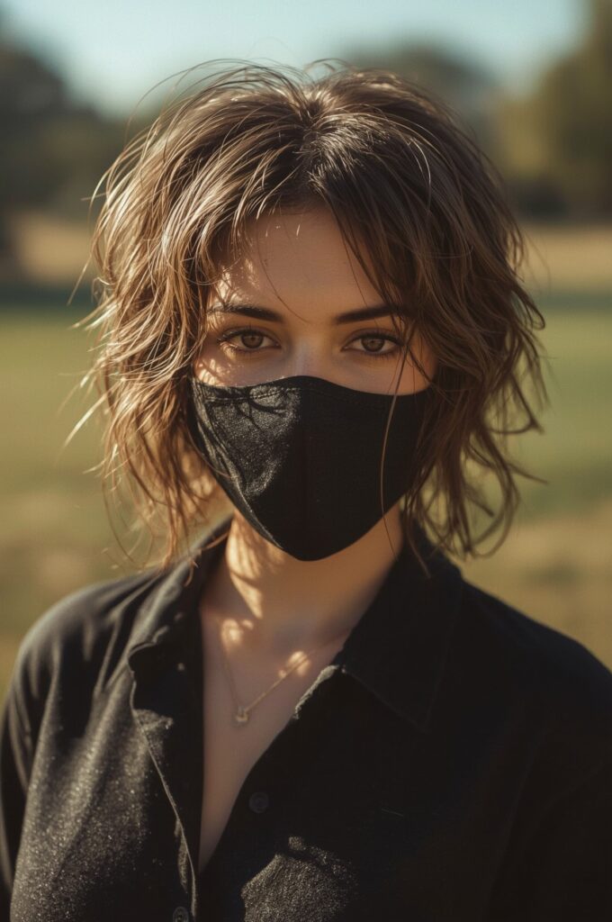 Long Fringe Pixie with Subtle Waves