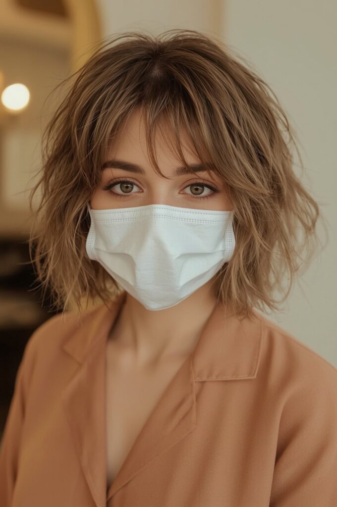 French-Inspired Bob with Wispy Fringe