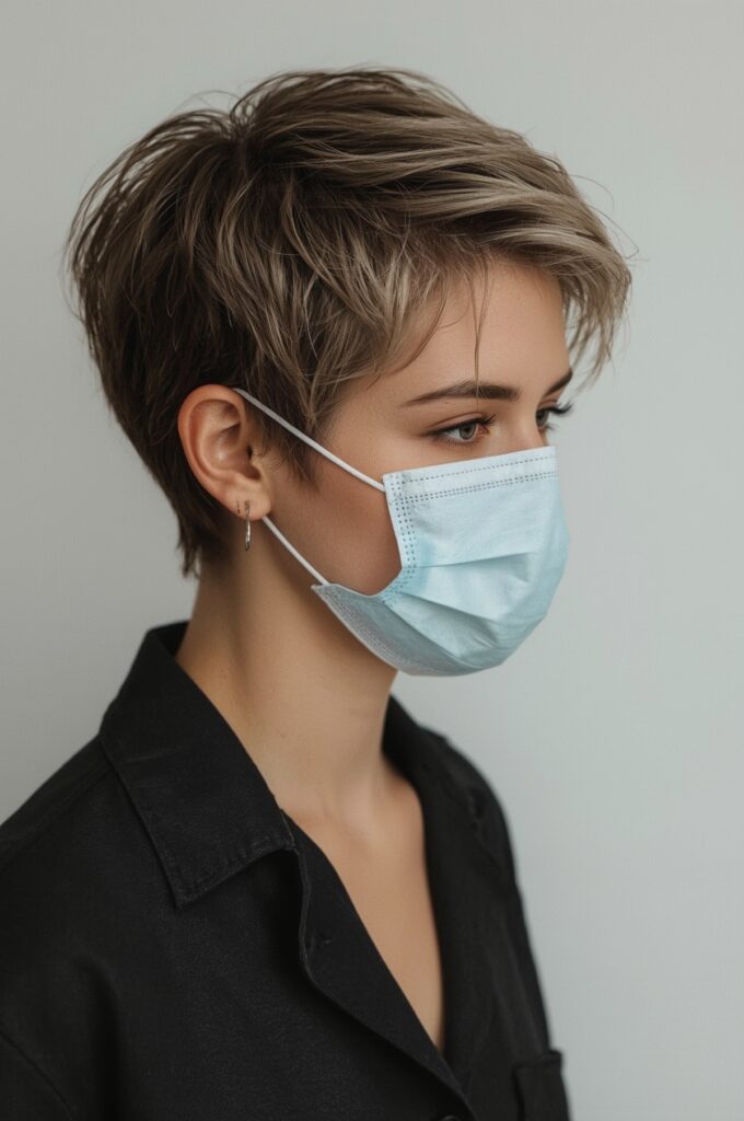 Pixie with Subtle Ombre Effect