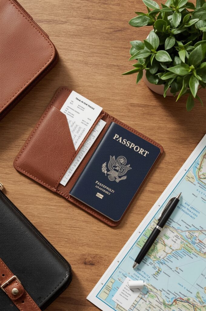 Smart Passport Holder with Tracker