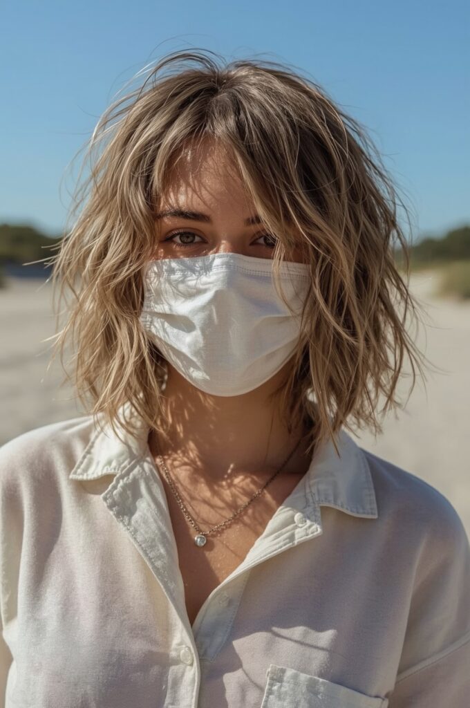 Messy Beach-Wave Bob