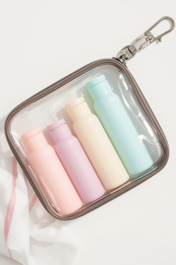 Leak-Proof Silicone Toiletry Bottles