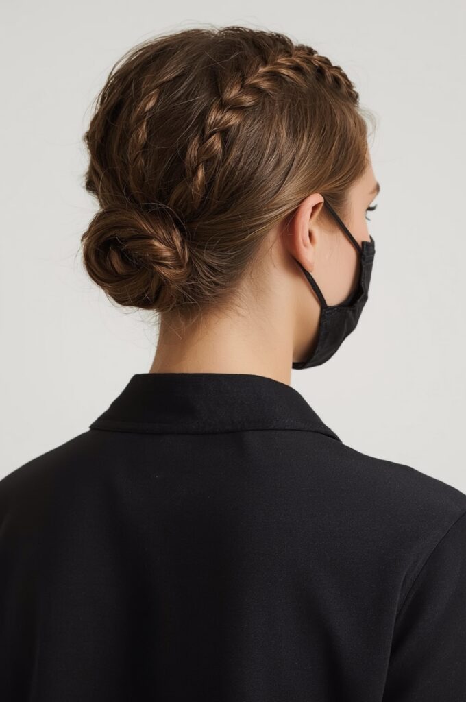 Crisscross Rope Braid Updo