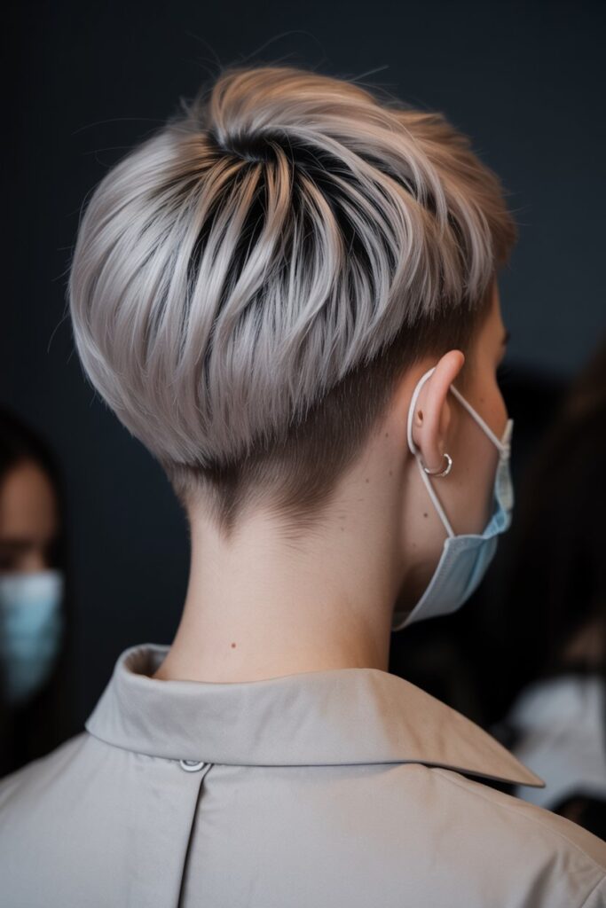 Pixie with Shaved Nape