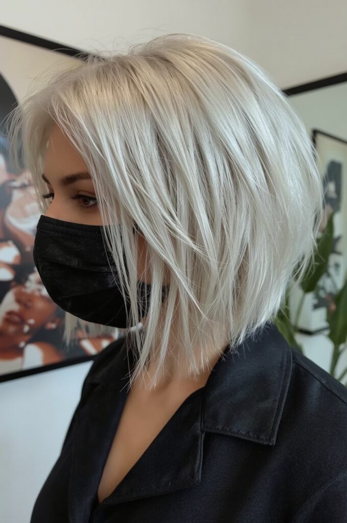 Bob with Shaved Side Detail