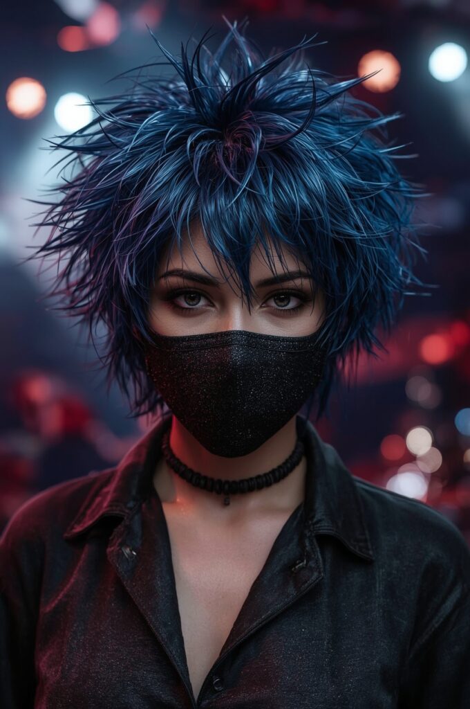 Rocker-Inspired Spiky Crop