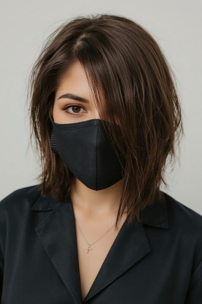 Asymmetrical Angled Bob