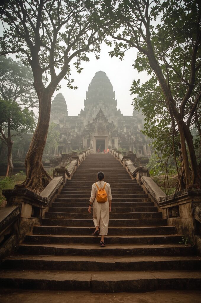 Explore the Temples of Angkor Wat in Cambodia