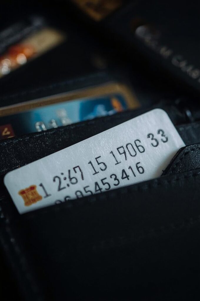 Laminated Emergency Contact Card