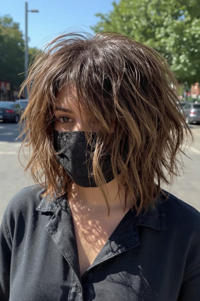 Tousled Bob with Crown Lift