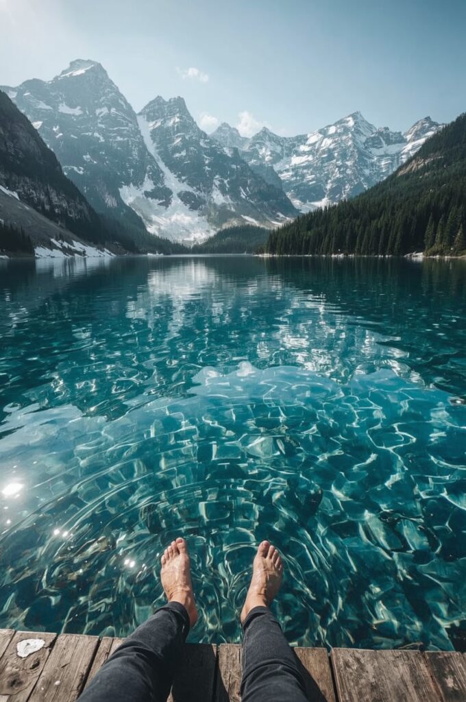 Crystal Blue Lakeside Views