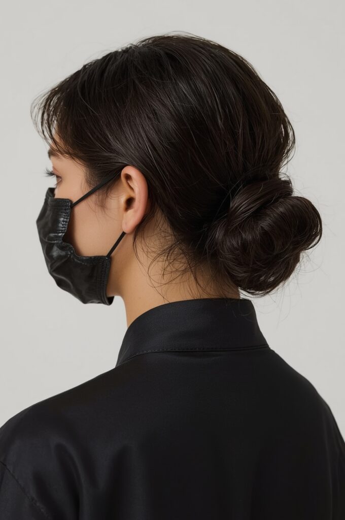 Wet-Look Sculpted French Roll