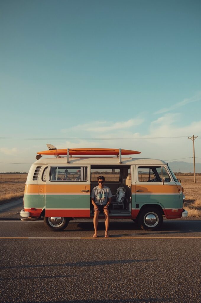 Retro Camper Van Road Trips