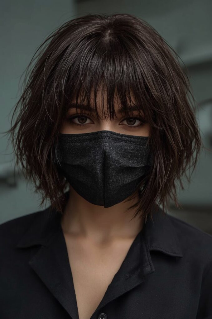 Textured Bob with Micro Fringe