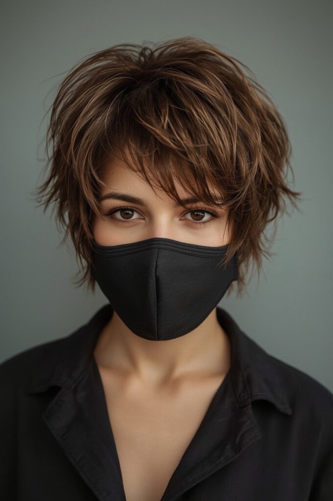 Spiky Pixie with Tousled Finish