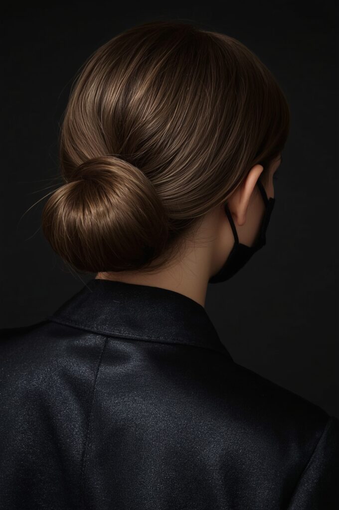 Sculptural Side-Swept Chignon