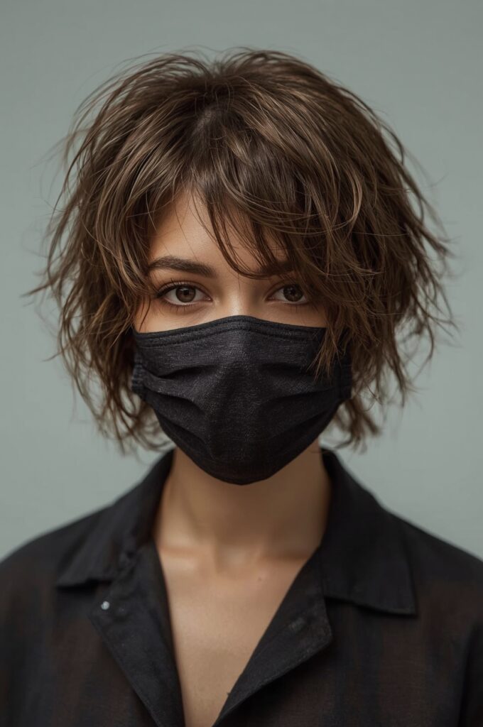 Cropped Shag with Razor Layers