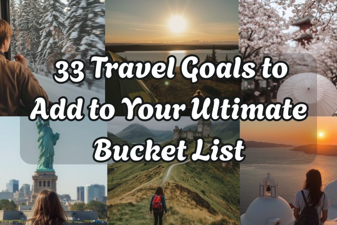 Travel Goals to Add to Your Ultimate Bucket List