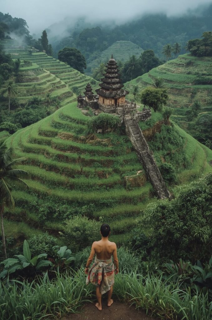 Bali Indonesia Rice Terraces and Temples