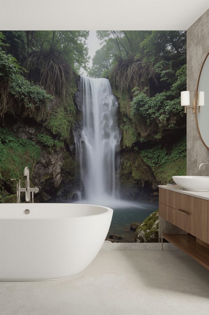 Waterfall Escape Wallpaper