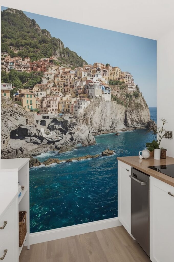 Mediterranean Coastline Wallpaper