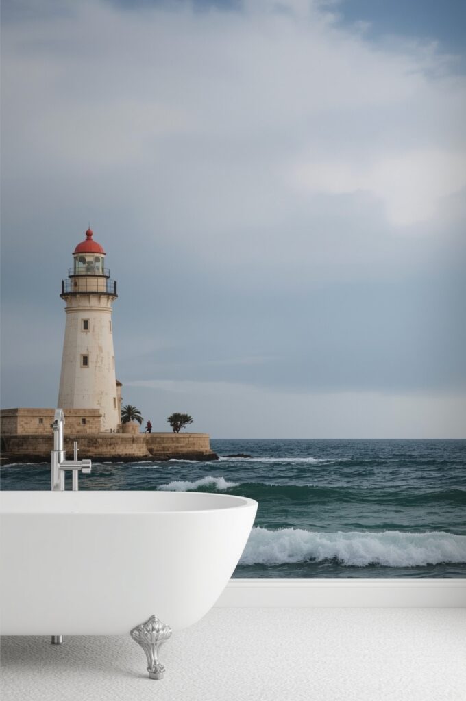 Seaside Lighthouse Wallpaper