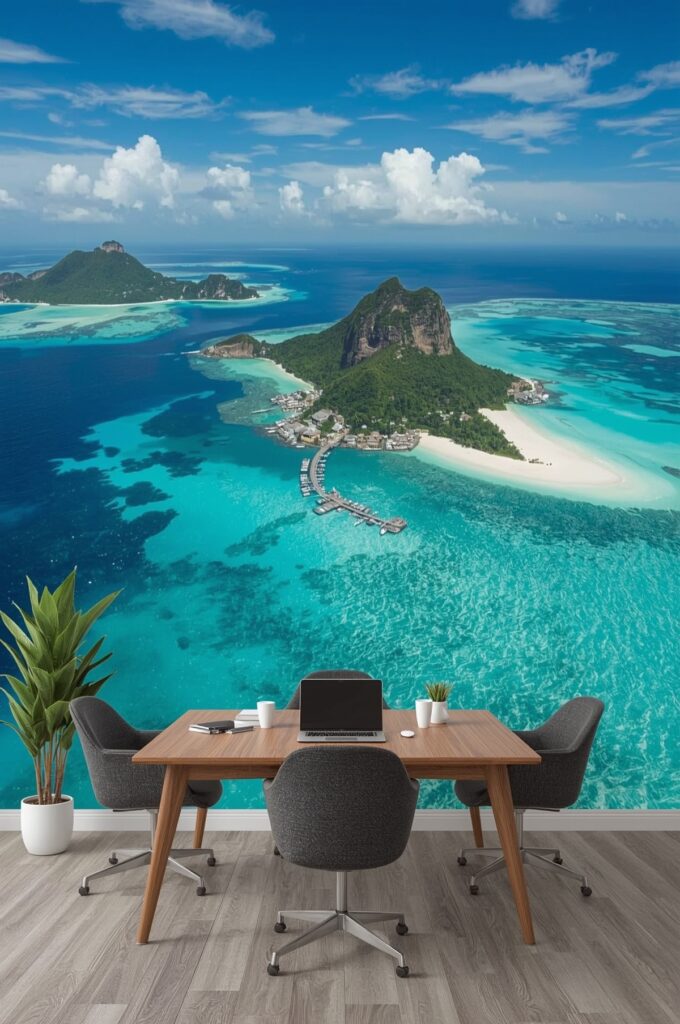 Aerial Drone Travel Wallpaper