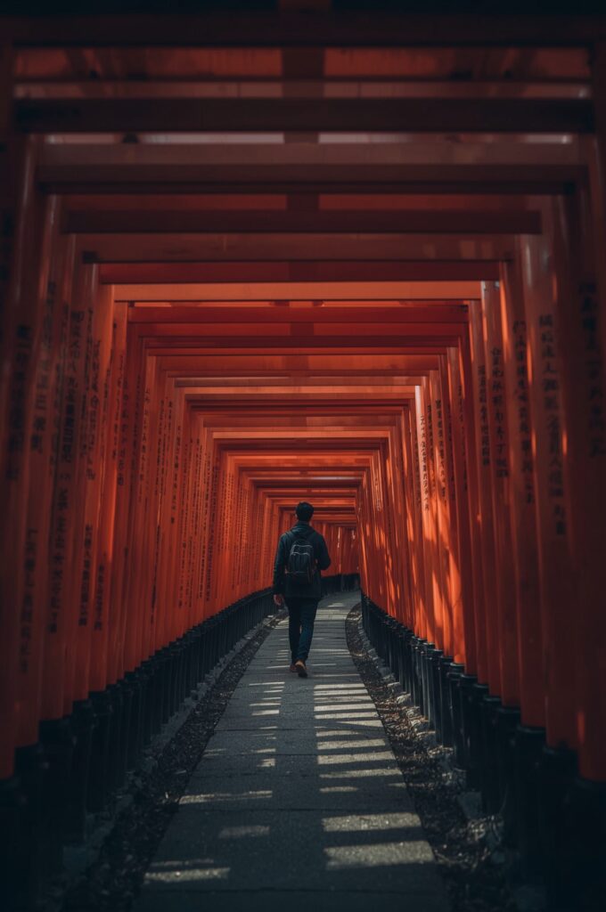 Fushimi Inari Shrine Japan Torii Gates Path