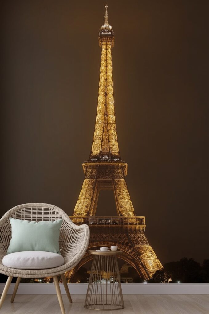 Paris Eiffel Tower Romantic Wallpaper