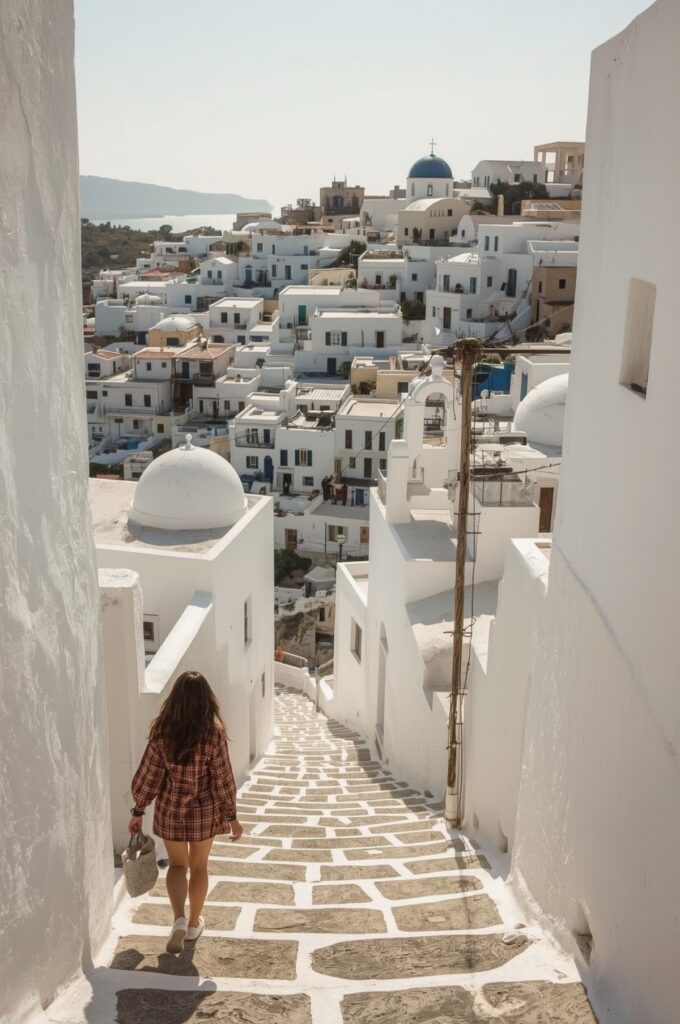Pyrgos Greece Traditional Village